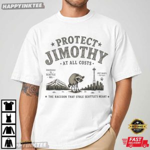 Protect Jimothy The Raccoon That Stole Seattle's Heart T Shirt (3)