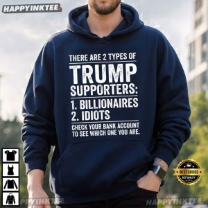 There Are 2 Types of Trump Supporters Funny Anti Trump T Shirt (4)