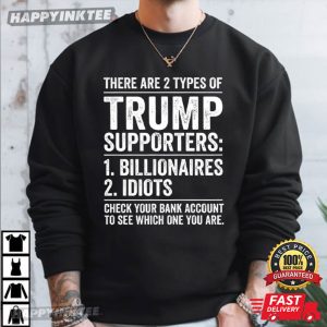 There Are 2 Types of Trump Supporters Funny Anti Trump T Shirt (3)