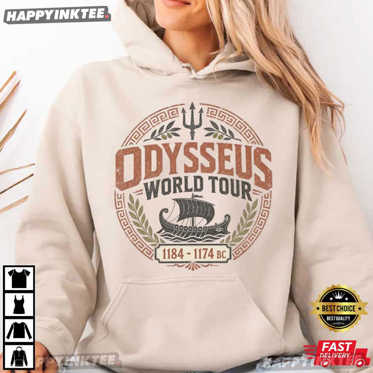 Odysseus World Tour Funny The Odyssey Movie T-Shirt Odysseus World Tour Funny The Odyssey Movie T-Shirt