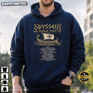 Odysseus World Tour Greek Mythology Gift The Odyssey T Shirt (4)