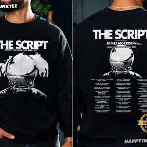 The Script Man In The Arena Tour 26 27 Concert Rock Band T Shirt (4)