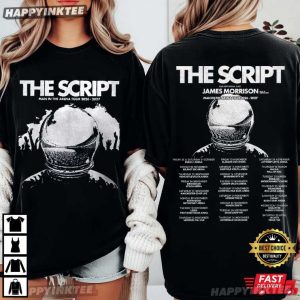 The Script Man In The Arena Tour 26 27 Concert Rock Band T Shirt (1)
