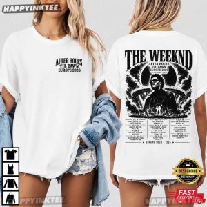 The Weeknd After Hours Til Dawn Europe Tour 2026 T Shirt (4)