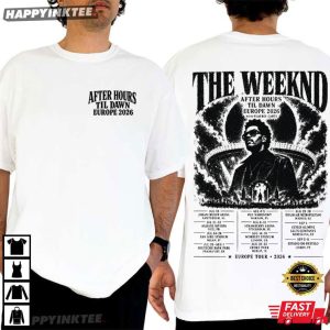 The Weeknd After Hours Til Dawn Europe Tour 2026 T Shirt (1)