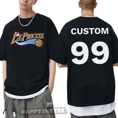 LeProcess Philadelphia 76ers Custom Name And Number T-Shirt