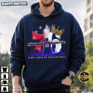 King James of Philadelphia Sixers Philly 76ers Fan Gift T Shirt (2)