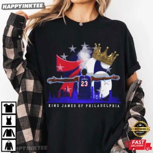 King James of Philadelphia Sixers Philly 76ers Fan Gift T Shirt (3)