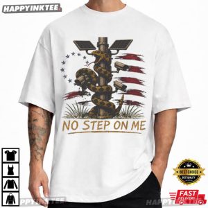 No Step On Me Gadsden Snake Patriotic Freedom Liberty T Shirt (3)