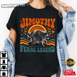 Jimothy Raccoon Feral Legend T Shirt (1)