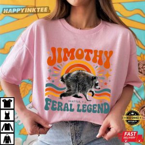Jimothy Raccoon Feral Legend T Shirt (2)