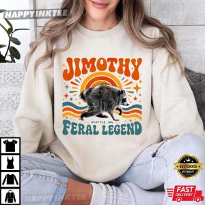 Jimothy Raccoon Feral Legend T Shirt (3)
