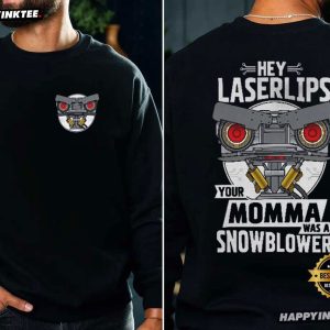 Short Circuit Hey Laserlips Your Momma Was A Snowblower T Shirt (2)