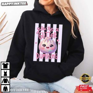 You're a Glitter Dumpling Kawaii Cute Striped Dumpling T Shirt (4)