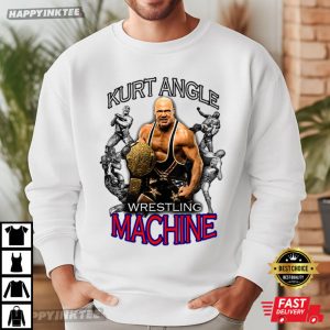 Kurt Angle Wrestling Machine WWE Legend T Shirt (2)