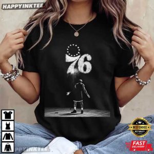 LeBron James Philadelphia 76ers The Last Chalk Toss T Shirt (4)