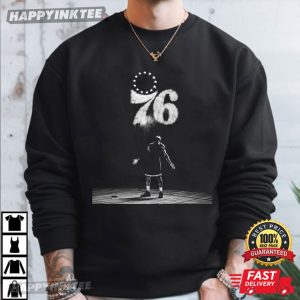 LeBron James Philadelphia 76ers The Last Chalk Toss T Shirt (1)