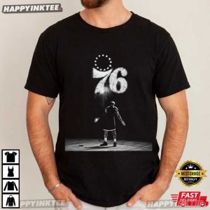 LeBron James Philadelphia 76ers The Last Chalk Toss T Shirt (3)