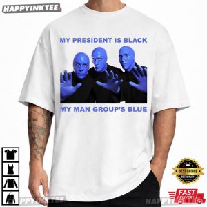 Young Jeezy My President Is Black My Man Group's Blue T Shirt (2)