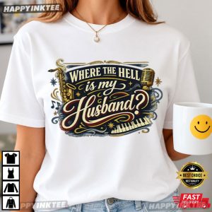 Raye Where the Hell is My Husband Music T Shirt (2)