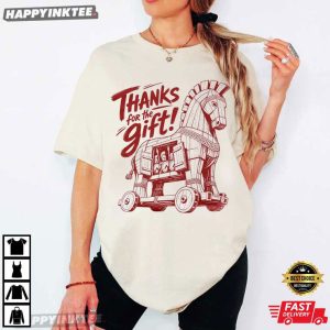 Trojan Horse Thanks For The Gift Funny Odyssey Movie T Shirt (4)