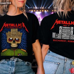 Metallica M72 World Tour Bucharest Romania Heavy Metal Concert T Shirt (4)