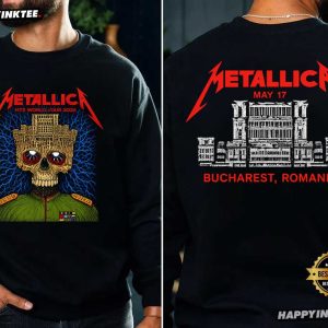Metallica M72 World Tour Bucharest Romania Heavy Metal Concert T Shirt (2)