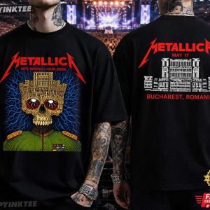 Metallica M72 World Tour Bucharest Romania Heavy Metal Concert T Shirt (3)