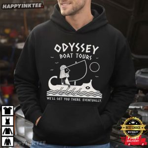 The Odyssey Boat Tours We'll Get You There Eventually T Shirt (1)