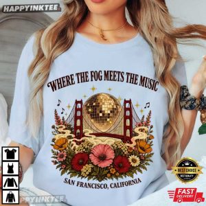 Where The Fog Meets The Music San Francisco Music Festival T Shirt (3)