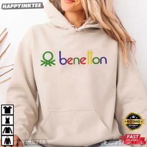 Benetton Rainbow Logo 80's Vintage Vibe T Shirt (4)