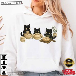 Kitty Sourdough Cute Black Cat Halloween Fall Gift T Shirt (2)