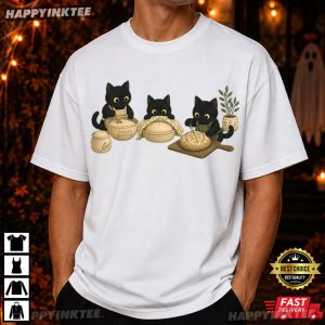 Kitty Sourdough Cute Black Cat Halloween Fall Gift T Shirt (3)