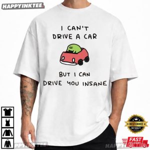 I Can't Drive A Car Meme Funny Frog T Shirt (3)