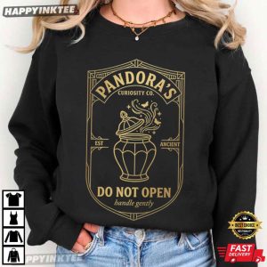 Pandora's Box Curiosity Co Greek Mythology Gift T Shirt (1)