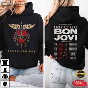 Bon Jovi Forever Tour 2026 Rock Band Merch T Shirt (4)