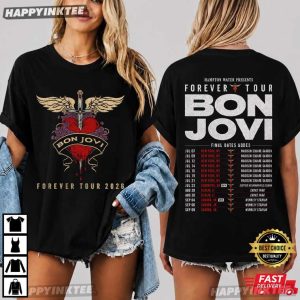 Bon Jovi Forever Tour 2026 Rock Band Merch T Shirt (1)