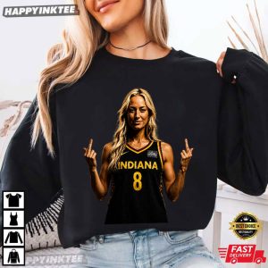 Sophie Cunningham Funny Middle Finger Women Basketball T Shirt (1)