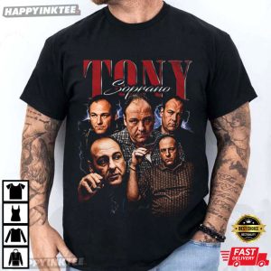Tony Soprano James Gandolfini The Sopranos Movie T Shirt (4)