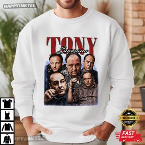 Tony Soprano James Gandolfini The Sopranos Movie T Shirt (2)