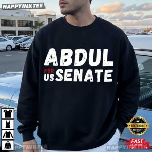 Abdul For US Senate Vote Michigan Political Campaign T Shirt (1)