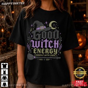 Good Witch Energy Spooky Halloween Gift T Shirt (3)