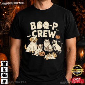 Bo P Crew Cute Ghost Dog And Cat Halloween Pet Lover Gift T Shirt (2)