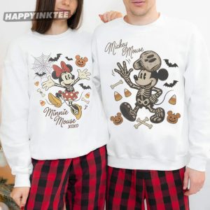 Mickey Minnie Spooky Season Halloween Matching Couple Shirts (4)