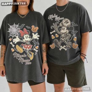 Mickey Minnie Spooky Season Halloween Matching Couple Shirts (1)