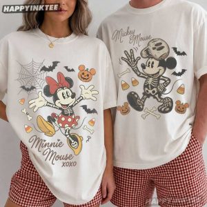 Mickey Minnie Spooky Season Halloween Matching Couple Shirts (3)