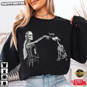 Sophie Cunningham Point Dog Skeleton Boop Basketball Halloween T Shirt (1)