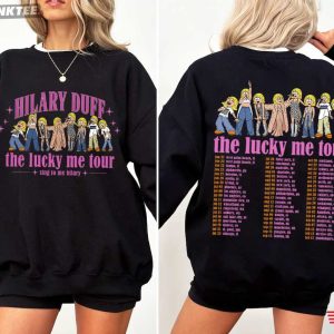 Hilary Duff Lucky Me Tour 2026 Pop Music Concert T Shirt (3)
