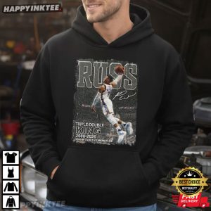 Russell Westbrook Triple Double King Retirement Basketball T Shirt (4)