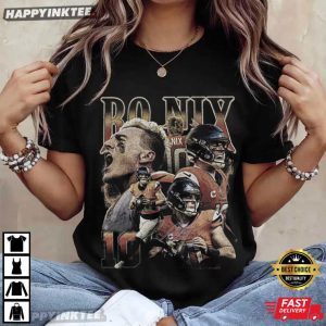 Bo Nix Football Sport Gift For Fans T Shirt (2)